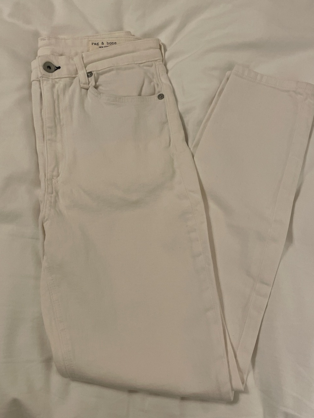 rag & bone White Skinny Jeans